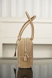 Colestore Chanel Fall Winter 2026 Pre-Collection   Large Bowling Bag   Suede Calfskin, Calfskin & Gold-Tone Metal  Dark Beige  17 x 29 x 10cm - 6
