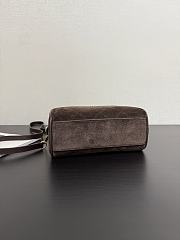 Colestore Chanel Fall Winter 2026 Pre-Collection   Clutch with Leather Strap   Suede Calfskin, Calfskin & Gold-Tone Metal  Dark Brown  13 x 21 x 9cm - 2