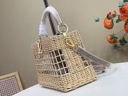 Colestore Louis Vuitton Capucines BB Wicker Basket Bag 27 x 17 × 9 cm - 3
