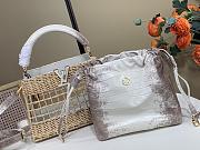 Colestore Louis Vuitton Capucines BB Wicker Basket Bag 27 x 17 × 9 cm - 2