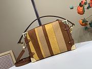 Colestore Louis Vuitton Side Trunk MM Bag Tan Brown Calfskin suede 23.5 x 16 x 8.5 cm - 5