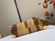 Colestore Louis Vuitton Side Trunk MM Bag Tan Brown Calfskin suede 23.5 x 16 x 8.5 cm - 3