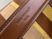 Colestore Louis Vuitton Side Trunk MM Bag Tan Brown Calfskin suede 23.5 x 16 x 8.5 cm - 2