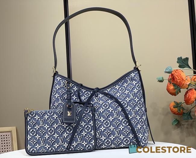 Colestore Louis Vuitton CarryAll PM Monogram Emblème Monogram Bleu 29 x 24 x 12 cm - 1