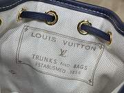 Colestore Louis Vuitton Nano Noé Monogram Emblème Monogram Bleu 13 x 16 x 10 cm - 5