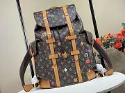 Colestore Louis Vuitton Christopher Backpack MM Monogram / Vintage / Multicolor 38 x 44 x 21cm - 1