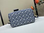 Colestore Louis Vuitton Speedy Bandoulière 20 Monogram Emblème Monogram Bleu 20.5 x 13.5 x 12 cm - 6