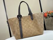 Colestore Louis Vuitton All In One Beige Trench Embossed calfskin suede leather 40 x 22 x 15 cm - 2