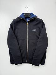 Colestore Louis Vuitton Fall-Winter 2026 Double Face Knitted Reversible Blouson Black Navy - 1