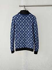 Colestore Louis Vuitton Fall-Winter 2026 Double Face Knitted Reversible Blouson Black Navy - 4