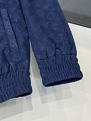 	 Colestore Louis Vuitton Monogram Embossed Tracksuit Jacket Indigo - 6