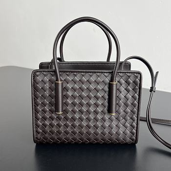 Colestore Bottega Veneta Baby Barbara Tote Brown 21.5x15x12cm