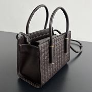 Colestore Bottega Veneta Baby Barbara Tote Brown 21.5x15x12cm - 5