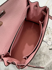 Colestore Hermes Kelly 25 Rose Sakura (3Q Light Pink) Togo leather palladium hardware  - 5