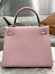 Colestore Hermes Kelly 25 Rose Sakura (3Q Light Pink) Togo leather palladium hardware  - 6