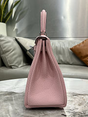 Colestore Hermes Kelly 25 Rose Sakura (3Q Light Pink) Togo leather palladium hardware  - 4