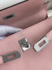 Colestore Hermes Kelly 25 Rose Sakura (3Q Light Pink) Togo leather palladium hardware  - 2