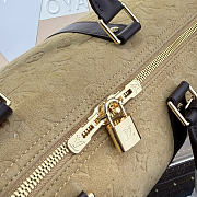Colestore Louis Vuitton  Keepall Bandoulière 45 Trench Coat Beige Monogram Empreinte suede cowhide leather 45 x 27 x 20 cm - 2
