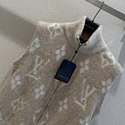 Colestore Louis Vuitton Flight Mode Brushed Monogram Zip-Up Gilet Galet Gray - 6