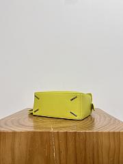 Colestore Loewe Small Featherlight Puzzle bag in nappa lambskin Lemon 24 x 16.5 x 10.5cm - 6