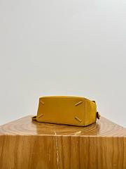Colestore Loewe Small Featherlight Puzzle bag in suede Ochre 24 x 16.5 x 10.5 cm - 6
