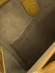 	 Colestore Loewe Small Amazona 180 bag in Suede Ochre 24.5 x 18.5 x 10 cm - 2
