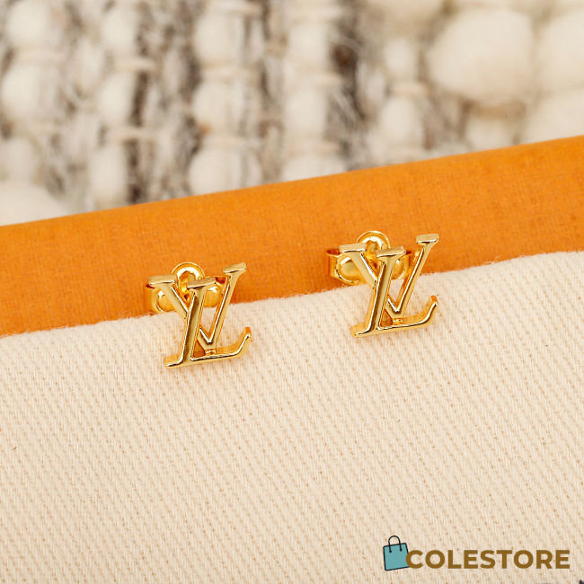 Colestore Louis Vuitton LV Iconic XS Earrings Gold - 1