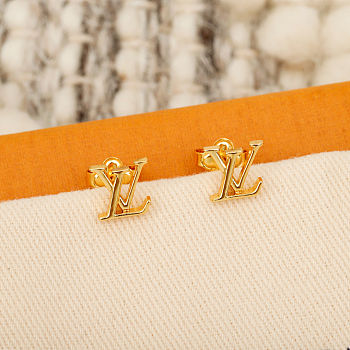 Colestore Louis Vuitton LV Iconic XS Earrings Gold