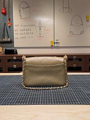 Colestore Chanel Fall Winter 2026 Small Flap Bag   Shiny Grained Calfskin & Gold-Tone Metal  Light Brown  16 x 23 x 6cm - 4