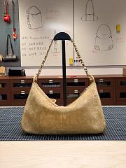 Colestore Chanel Fall Winter 2026 Large Hobo Bag   Suede Calfskin & Gold Metal  Dark Beige  28 x 41.5 x 8cm - 3
