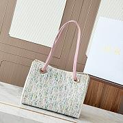 Colestore Dior Small Dior Promenade Shopping Bag Multicolor Dior Oblique Pastel Jacquard 27 x 20 x 12.5 cm - 2