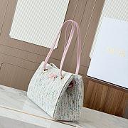 Colestore Dior Small Dior Promenade Shopping Bag Multicolor Dior Oblique Pastel Jacquard 27 x 20 x 12.5 cm - 3