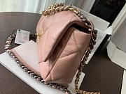 Colestore Chanel Blush Pink Quilted Lambskin Chanel 19 Flap Aged Gold and Ruthenium Hardware 26x16x9cm  - 5