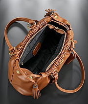 Colestore Miu Miu Joie Leather Shoulder Bag in Brown 33x 10 x 19cm - 5