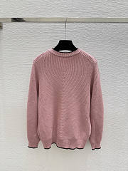 Colestore Chloé Generous Logo Cardigan in Wool & Cashmere Knit misty mauve - 4