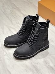 	 Colestore Louis Vuitton LV Ranger Boot Black Nubuck - 6