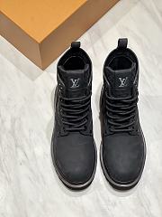 	 Colestore Louis Vuitton LV Ranger Boot Black Nubuck - 4