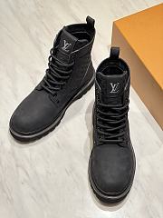 	 Colestore Louis Vuitton LV Ranger Boot Black Nubuck - 5