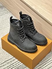 	 Colestore Louis Vuitton LV Ranger Boot Black Nubuck - 3