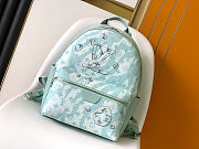 	 Colestore Louis Vuitton LV Aquagarden Discovery Backpack PM Crystal Blue 29x38x20cm - 4