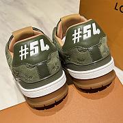 Colestore Louis Vuitton LV Trainer Sneaker Green Suede calf leather/Plain calf leather - 2