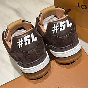 Colestore Louis Vuitton LV Trainer Sneaker Brown Suede calf leather/Plain calf leather - 2
