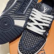 Colestore Louis Vuitton LV Trainer Sneaker Navy Blue Nanogram denim - 4