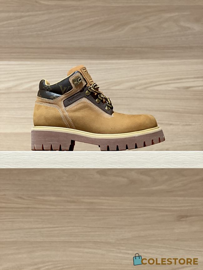 Colestore Louis Vuitton LV Remix Ankle Boot Beige Nubuck calf leather - 1