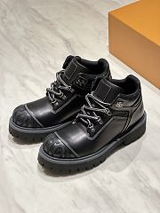 Colestore Louis Vuitton LV Remix Ankle Boot Black Plain calf leather - 1