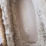 Coletsore Dior DiorAlps Dior Frost Ballet Flat Camel Cannage Suede - 3