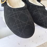 Coletsore Dior DiorAlps Dior Frost Ballet Flat Black Cannage Suede - 5