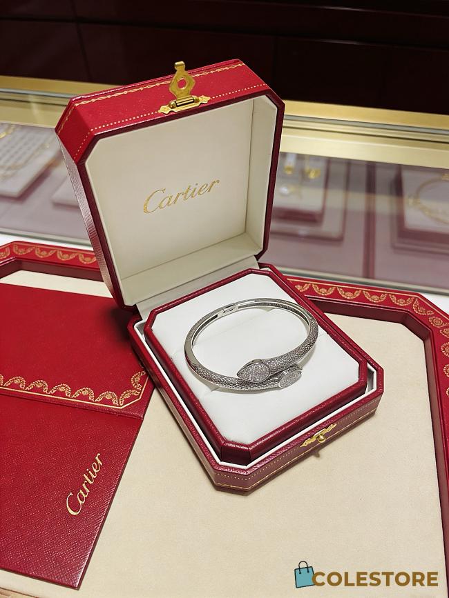 Colestore Cartier Panthère Pavé Diamond Cuff  - 1