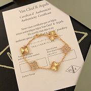 Colestore Van Cleef & Arpels Vintage Alhambra bracelet, 5 motifs yellow gold - 1