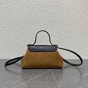 Colestore Celine Small Flair Bag in Suede Calfskin and Glossy Lambskin CAMEL / BLACK 24 x 12 x 9 CM - 2